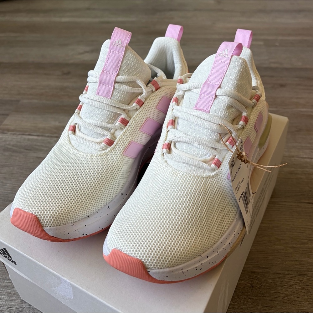 Adidas Woman’s Sneakers - White and Pink